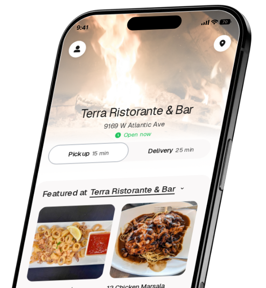 Terra Ristorante & Bar app preview