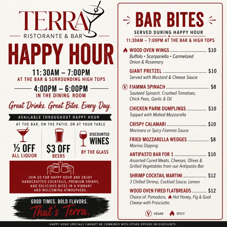 Happy Hour at Terra