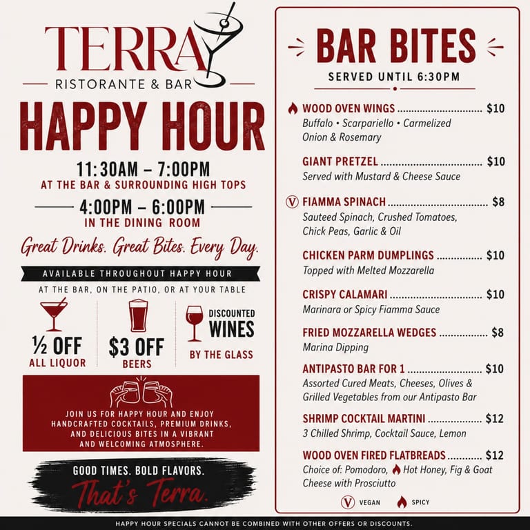 Happy Hour at Terra