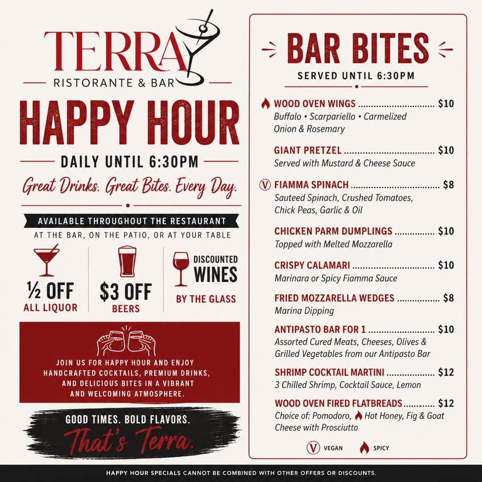 Happy Hour at Terra