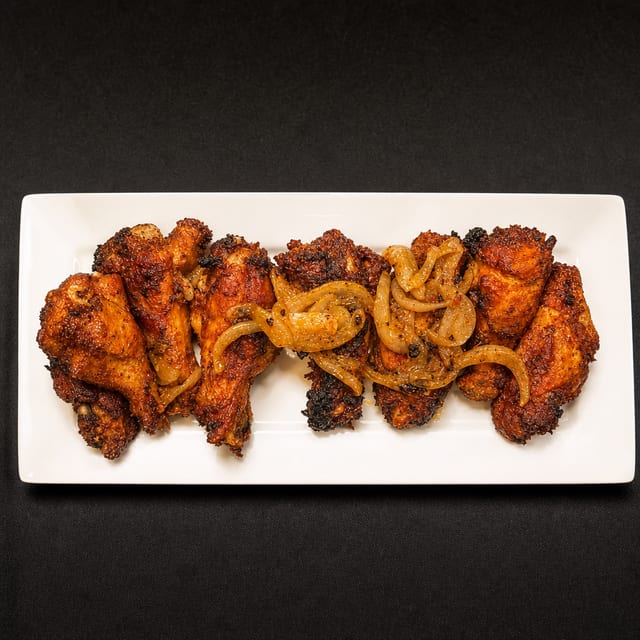Fire Oven Roasted Wings.