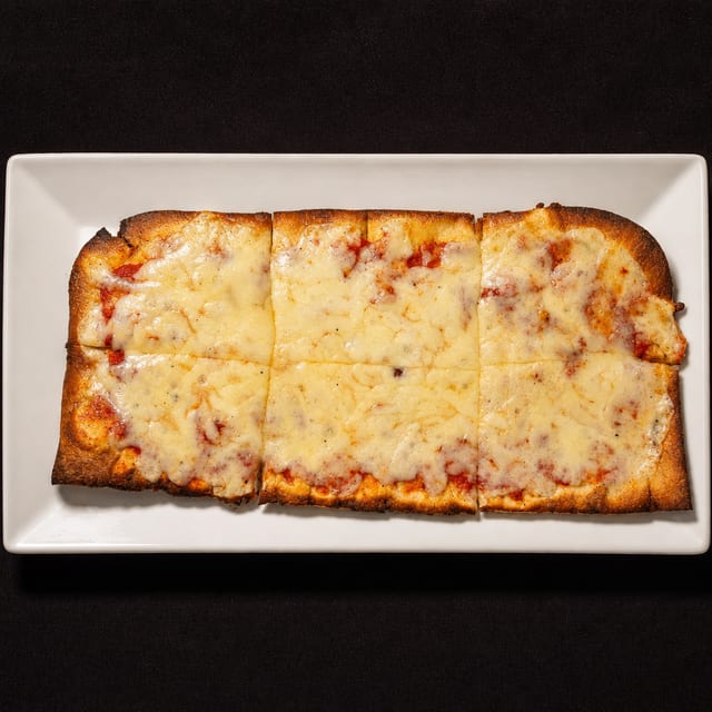 Kids Cheese Flatbread Pizza.