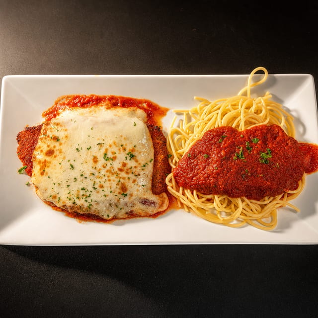 Kids Chicken Parmigiana.