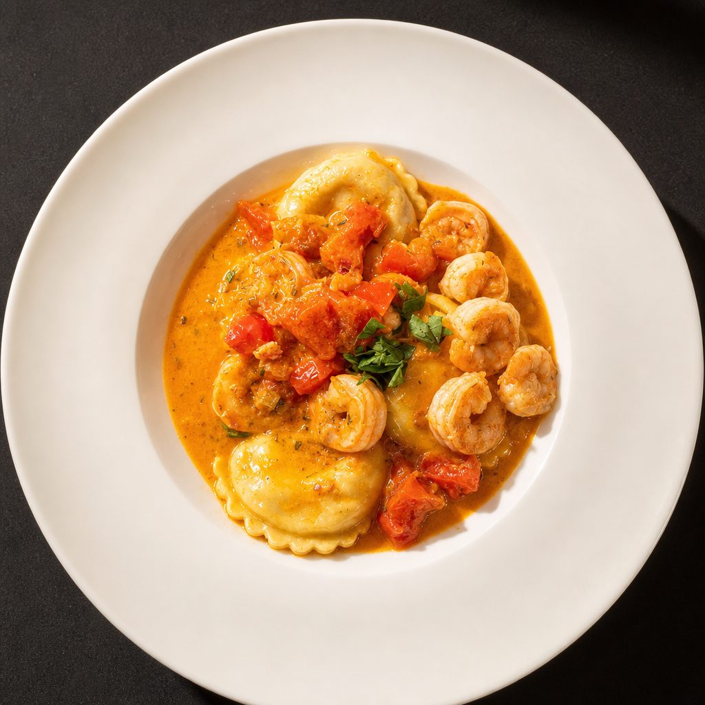 Lobster Ravioli.