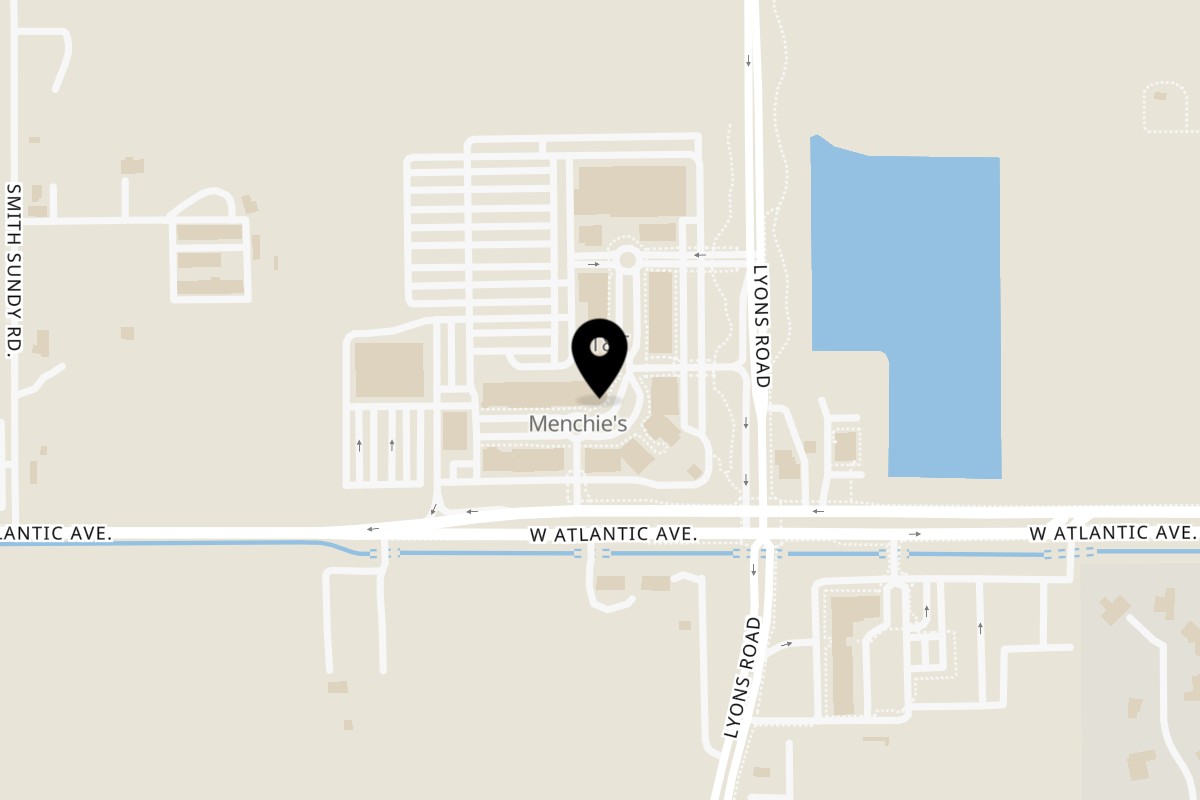 Map showing the location of Terra Ristorante & Bar on 9169 W Atlantic Ave in Delray Beach